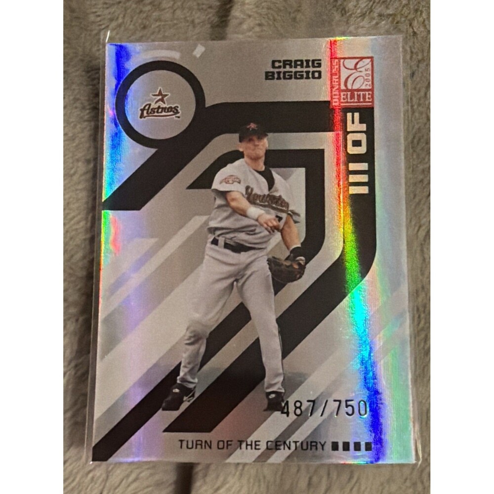 2005 Donruss Elite - Craig Biggio #72 Turn of the Century /750